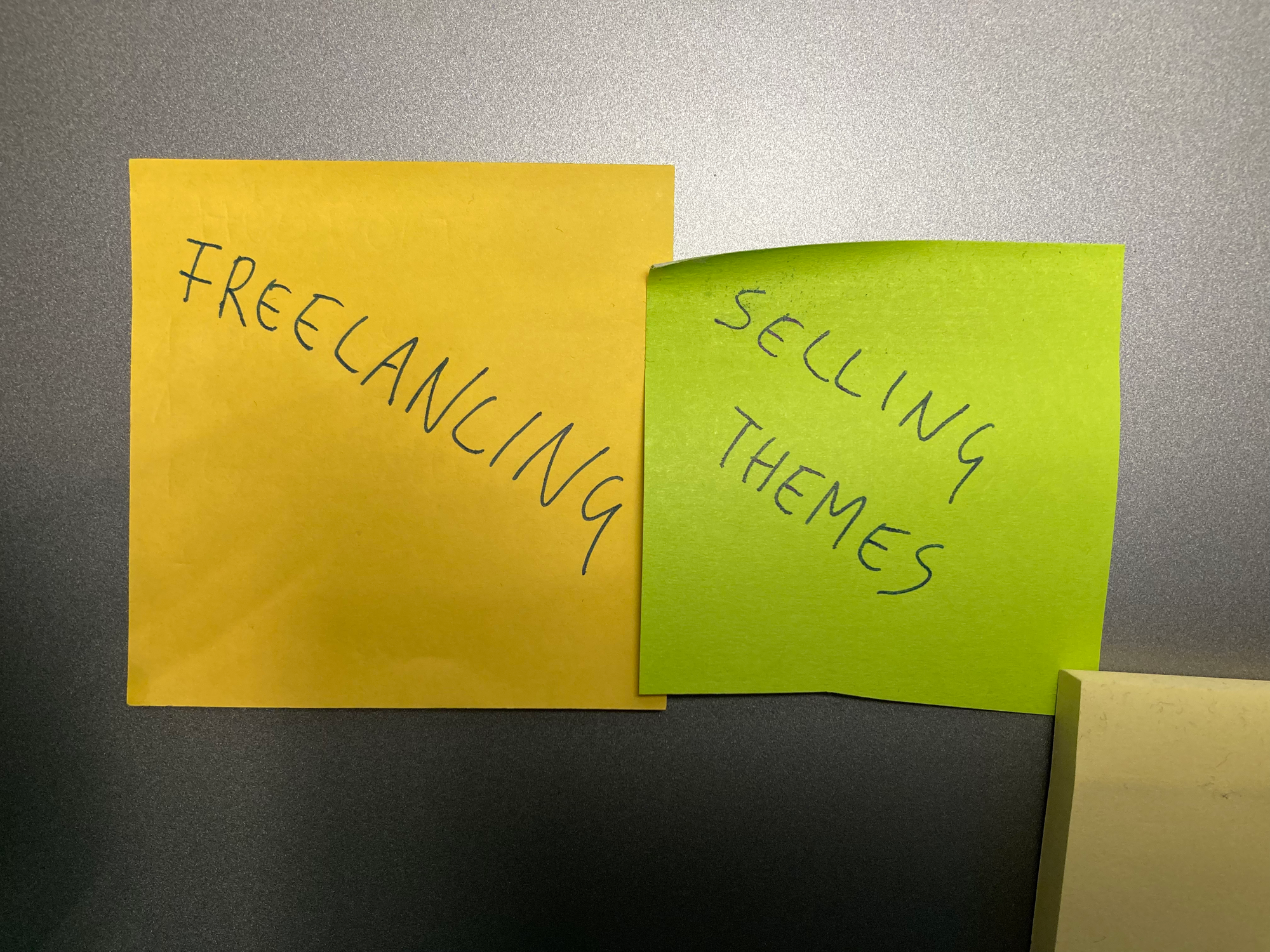 Week #6: Freelancing vs. Selling Themes